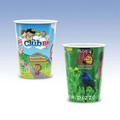 17oz-Reusable White Plastic Cup-Hi-Definition Full-Color, Top-Shelf Dishwasher Safe